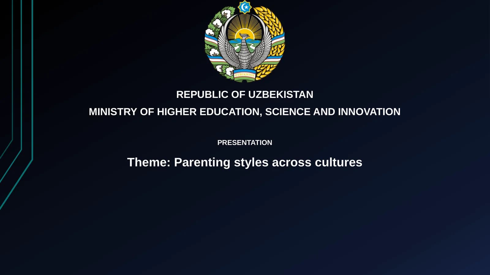 Presentation on Parenting Styles across Cultures