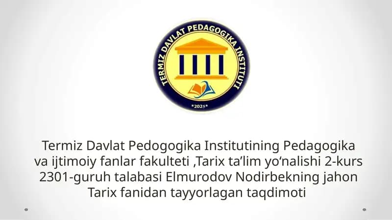 BUYUK GEOGRAFIK KASHFIYOTLAR