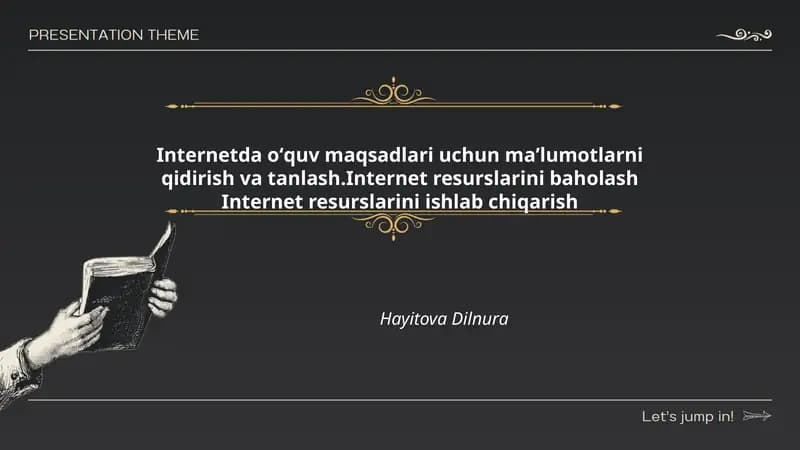 Internetda maʼlumotlarni qidirish usullari