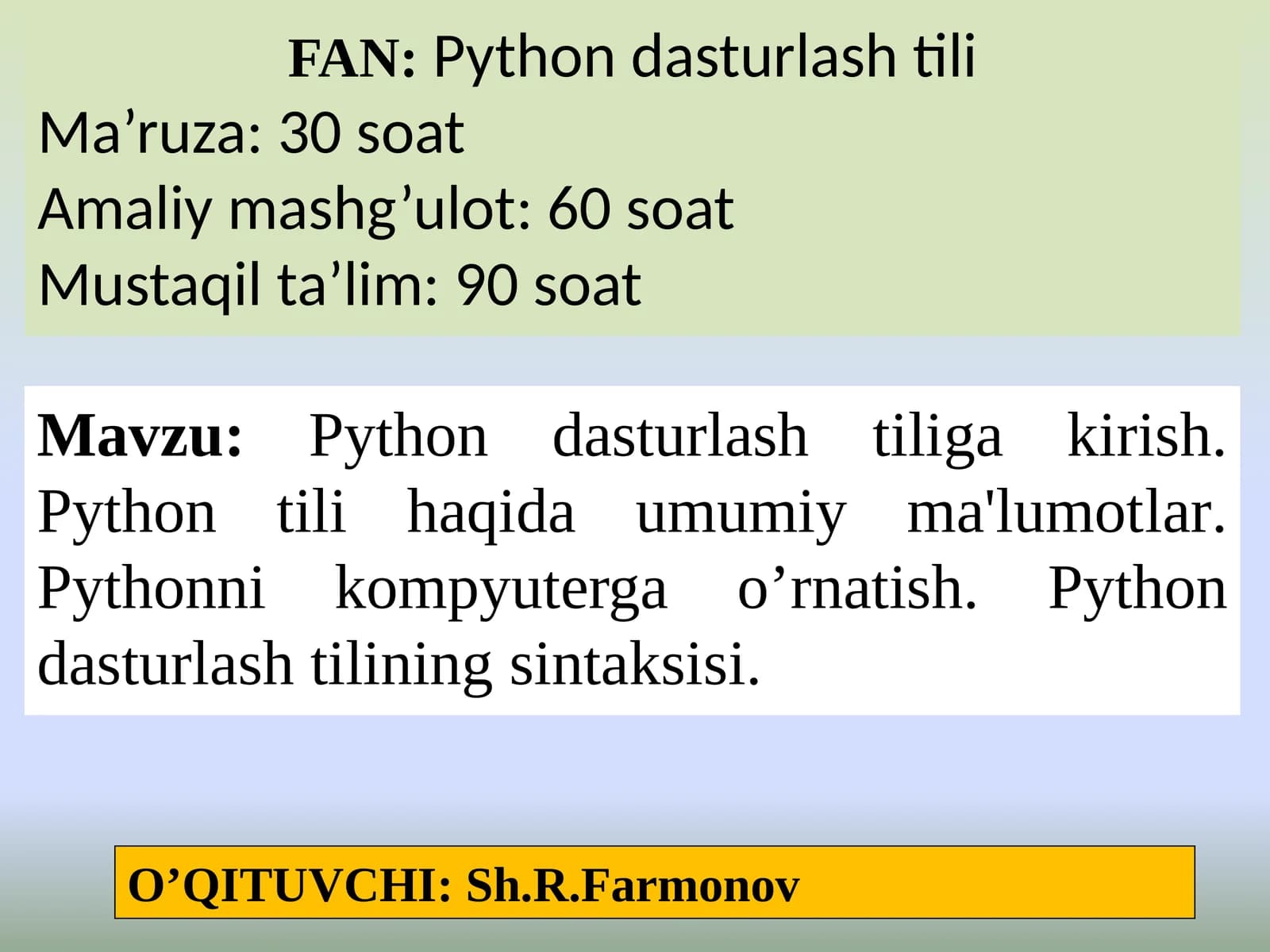 Pythondasturlashtili