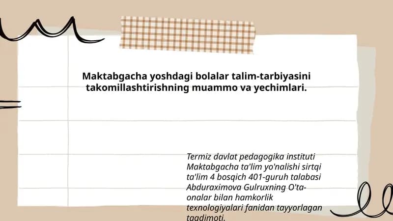 O'ta-onalar bilan hamkorlik texnologiyalari