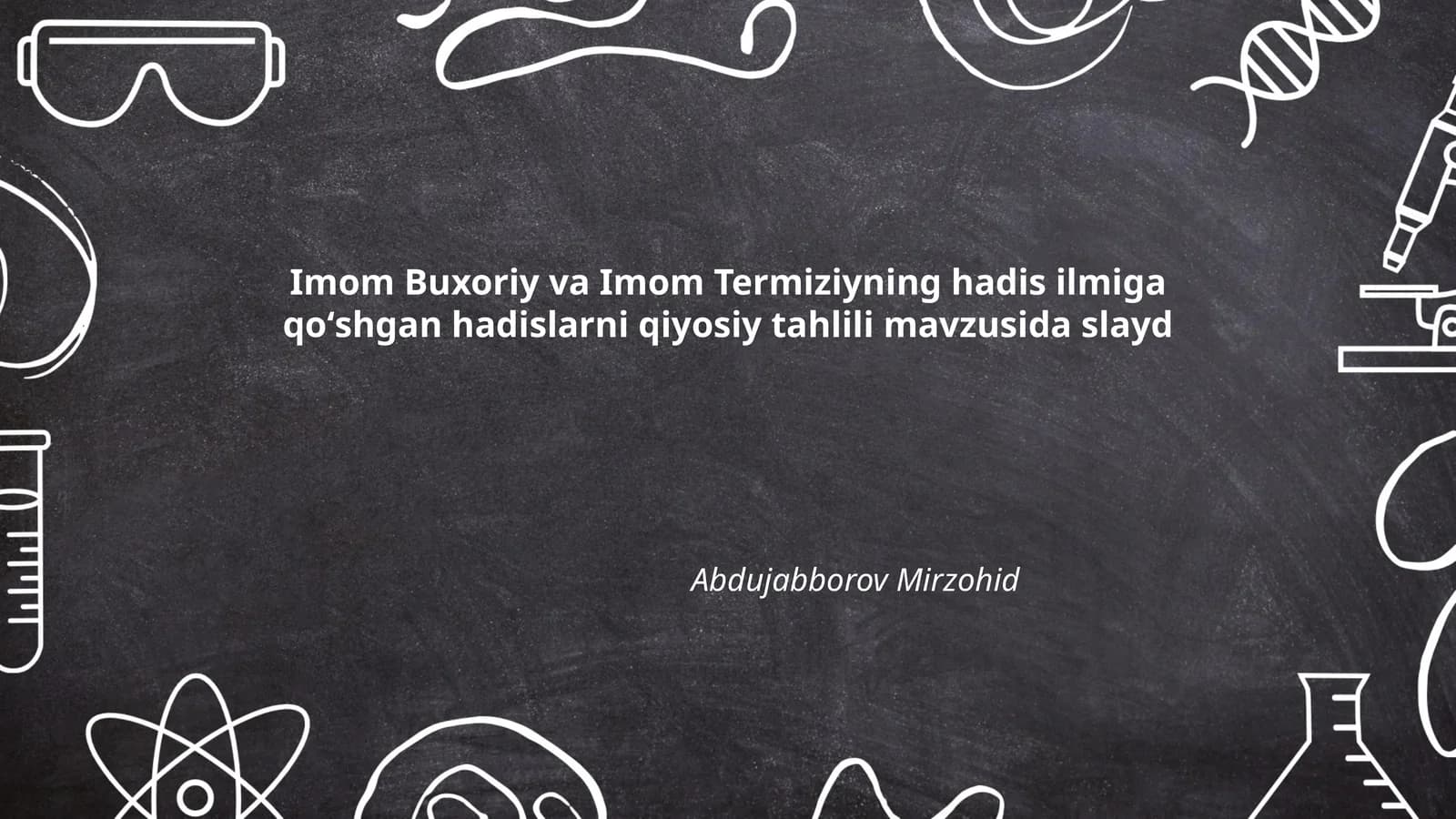 Imom Buxoriy va Imom Termiziyning hadis ilmiga qoʻshgan hadislarni qiyosiy tahlili