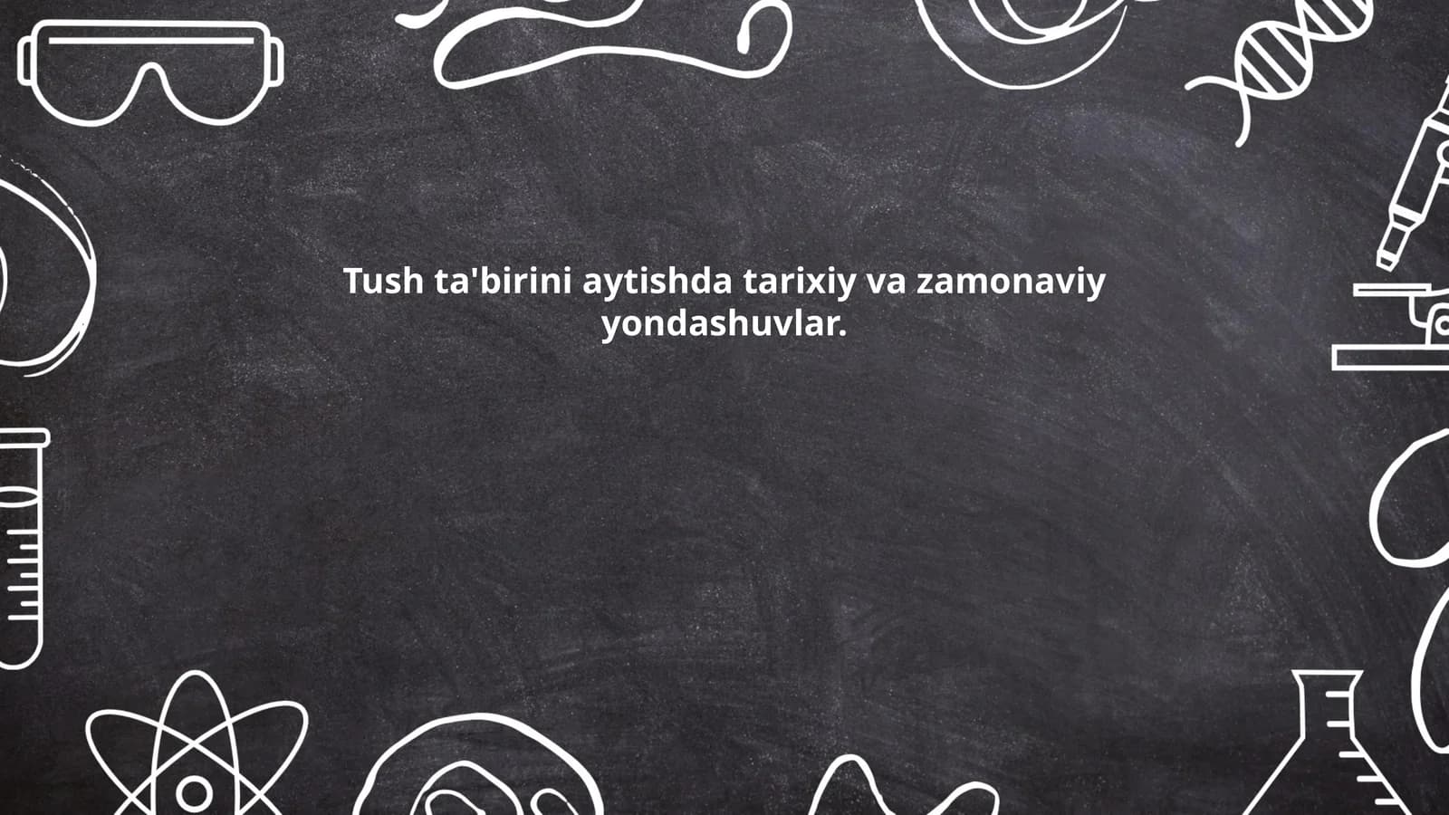 Tarixiy tush tabiri an'analari