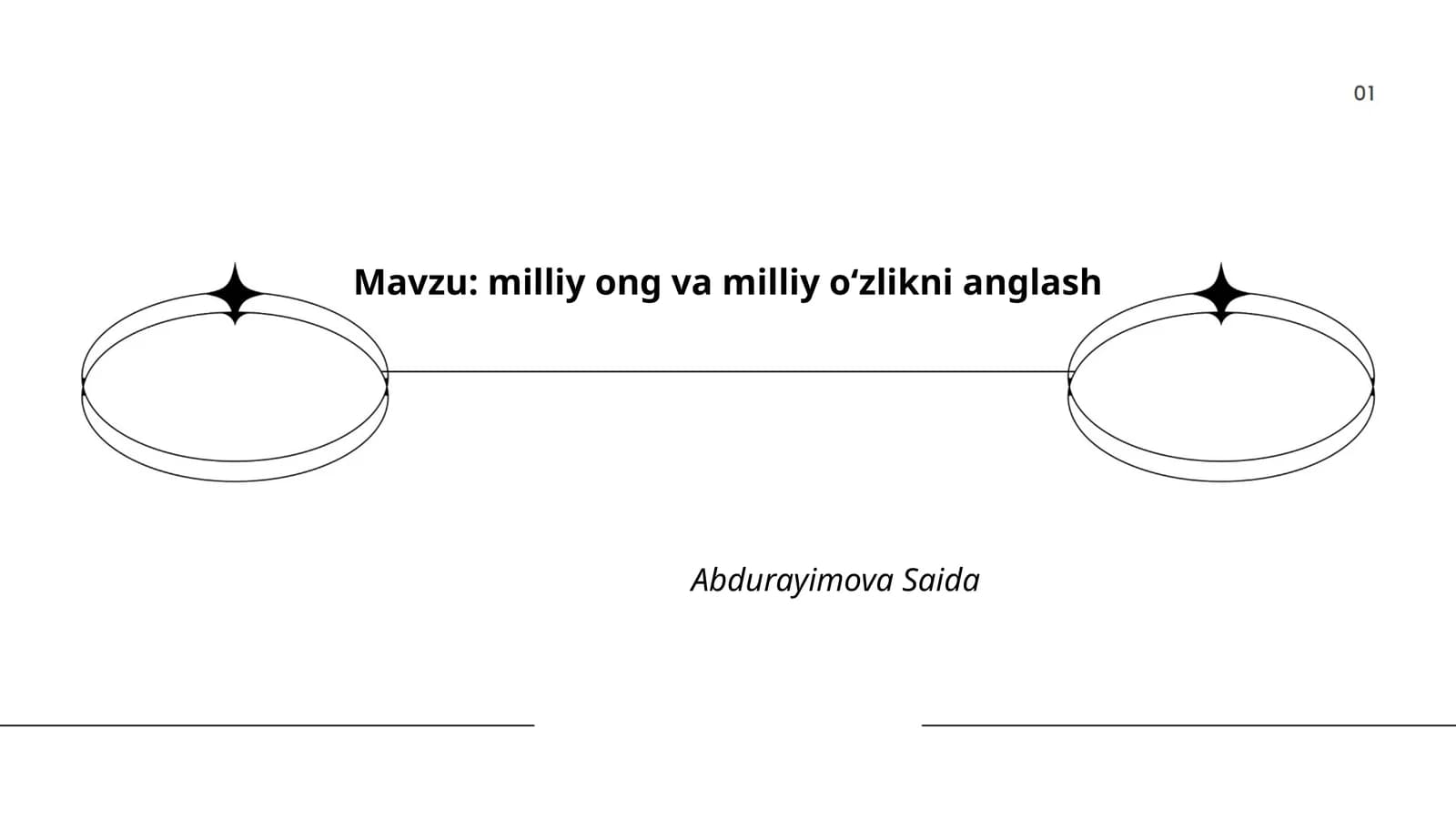 Milliy ong va milliy oʻzlikni anglash