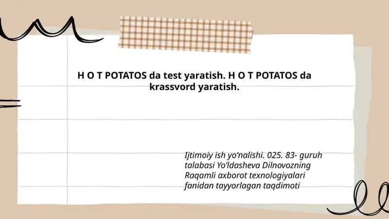 Raqamli axborot texnologiyalari fanidan tayyorlagan taqdimoti