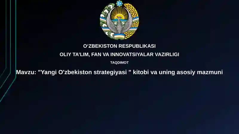 Yangi O'zbekiston strategiyasi