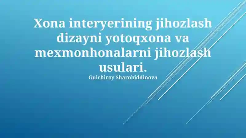 Yotoqxona Dizaynining Zamonaviy Tendentsiyalari
