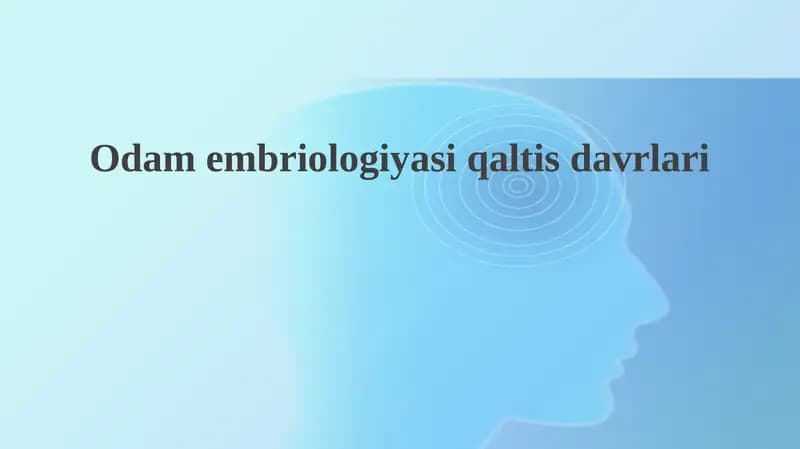 Odamembriologiyasiqaltisdavrlari