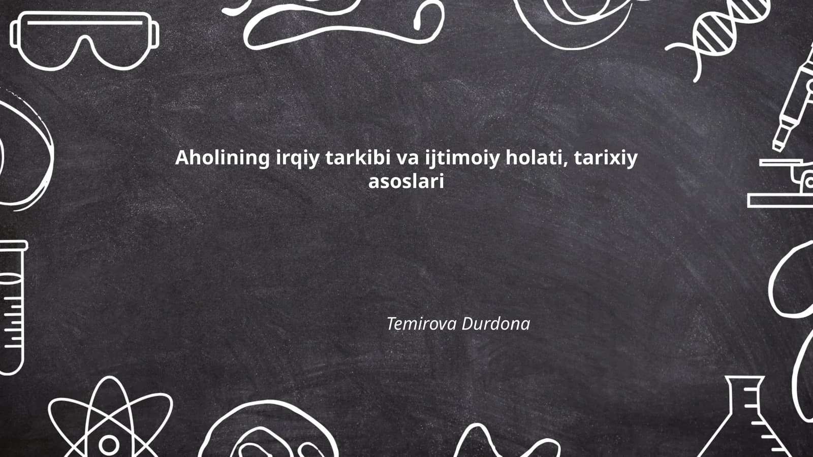 Aholining irqiy tarkibi va ijtimoiy holati, tarixiy asoslari