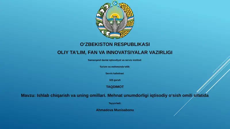 Ishlab chiqarish va uning omillari