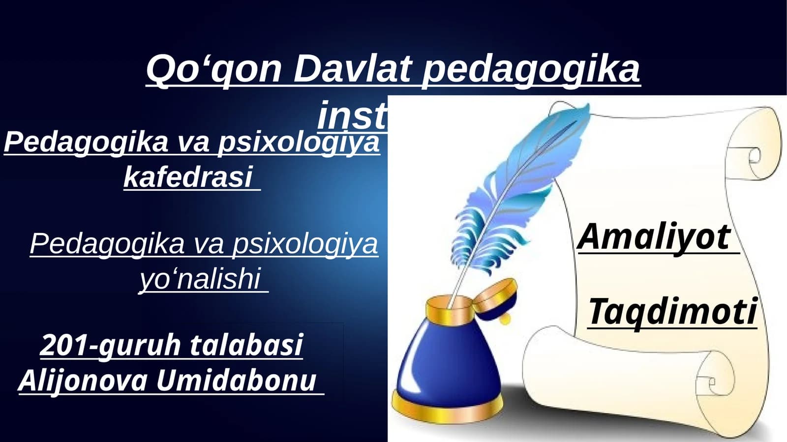 Psixologik aksiya "Yashash uchun 1001 sabab"