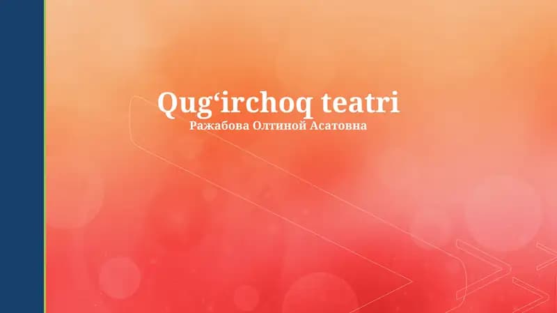 Qugʻirchoq teatri