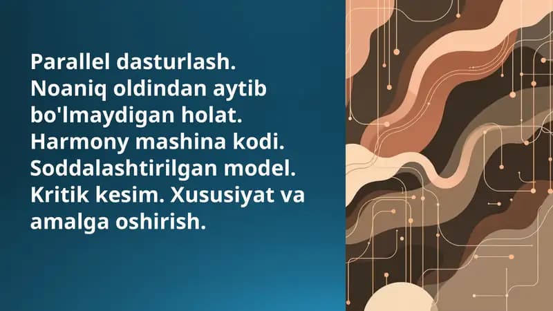 Parallel Dasturlash