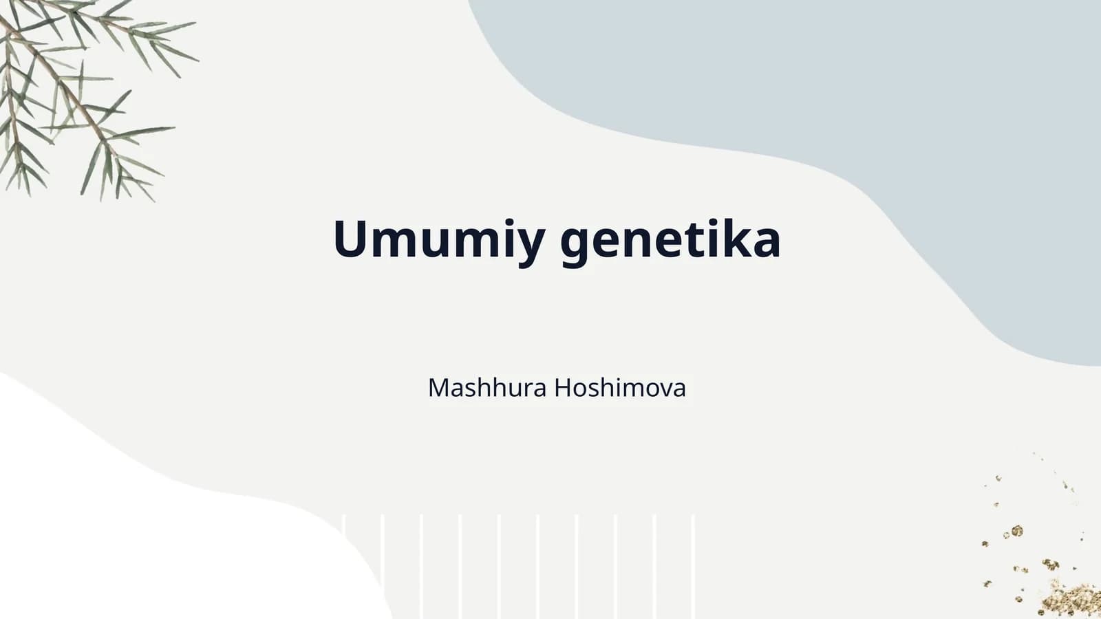 Umumiy genetika
