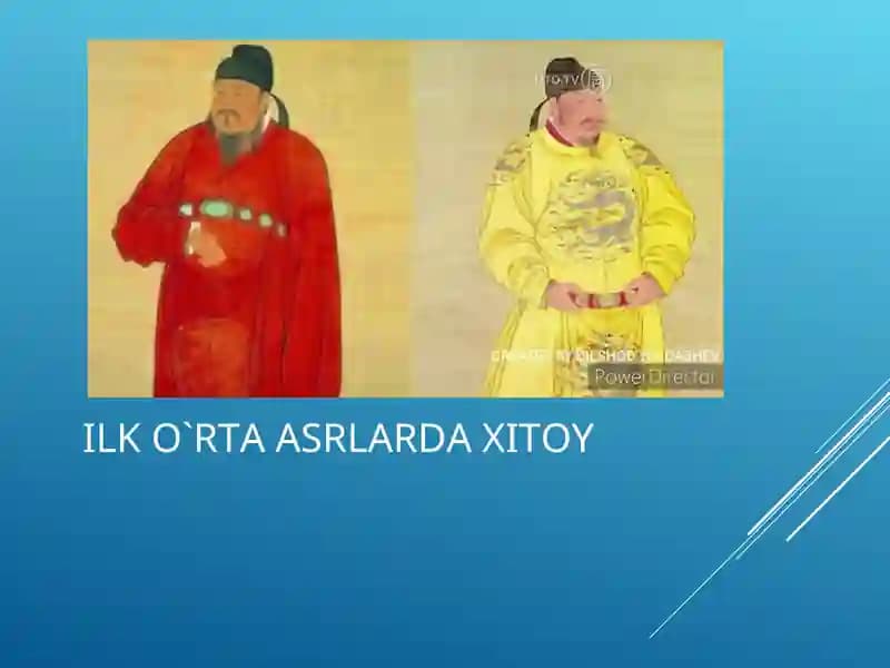 Ilk o`rta asrlarda Xitoy