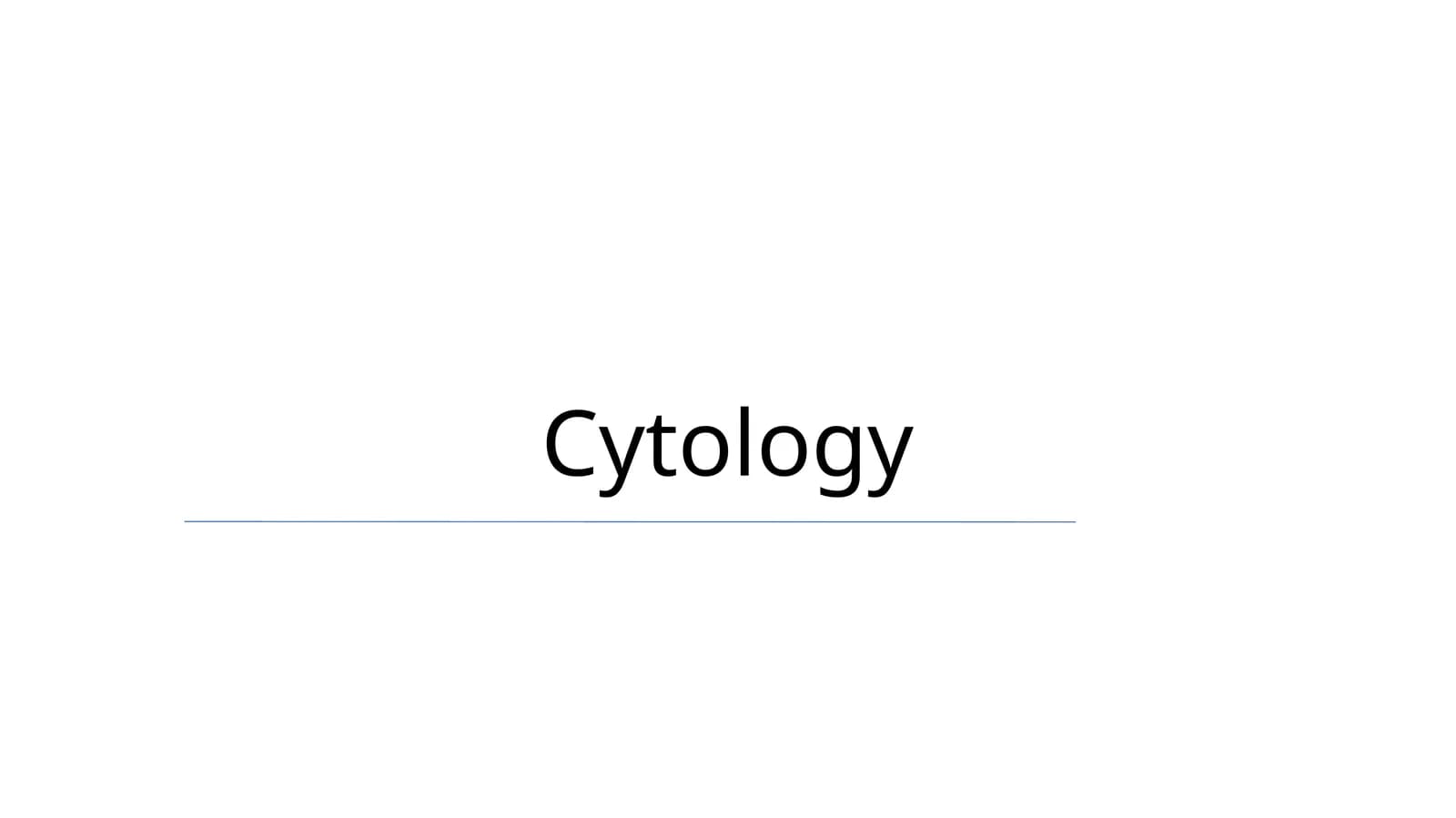 Cytology