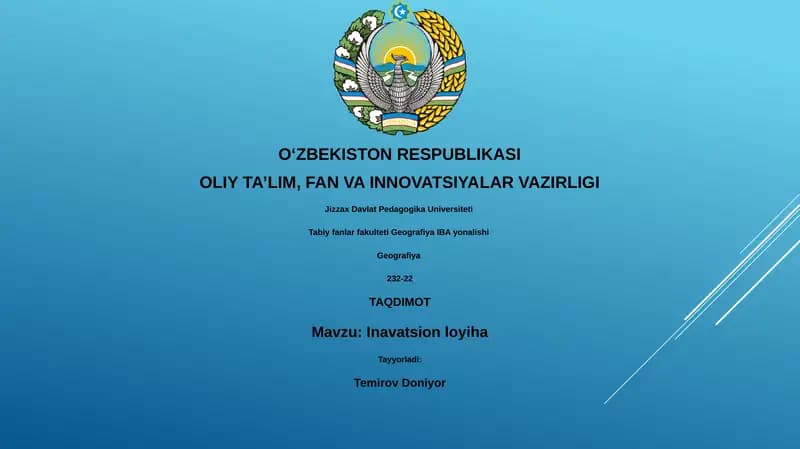 Inavatsion loyiha
