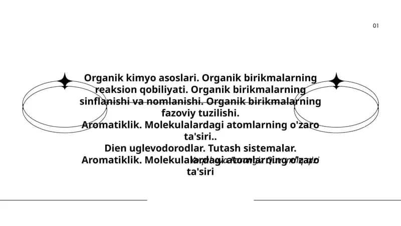 Organik kimyo asoslari