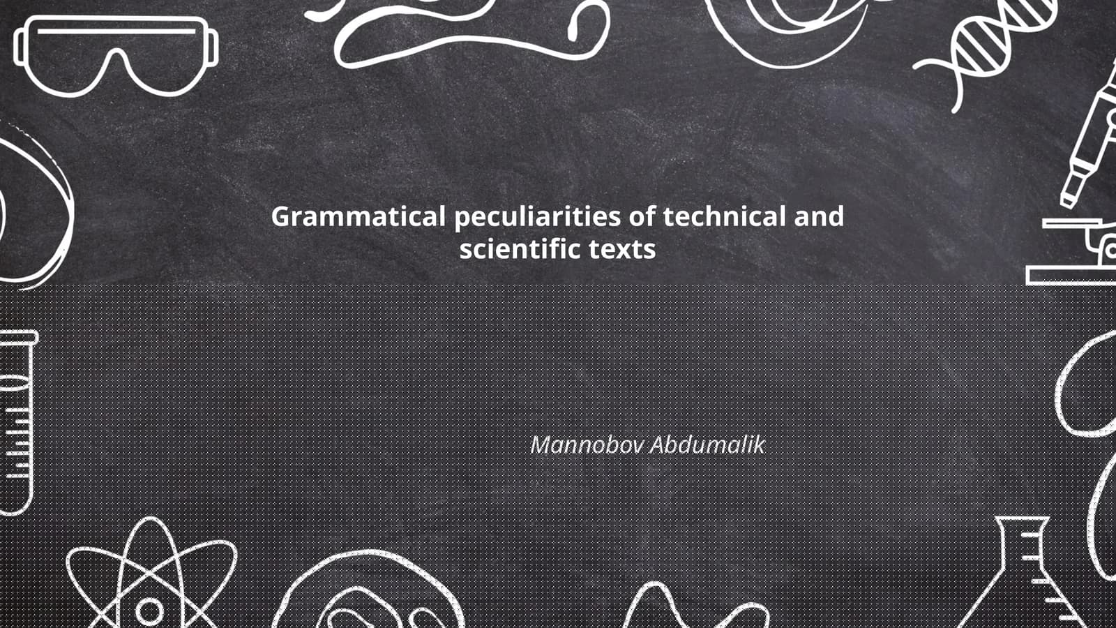 Grammatika xususiyatlari