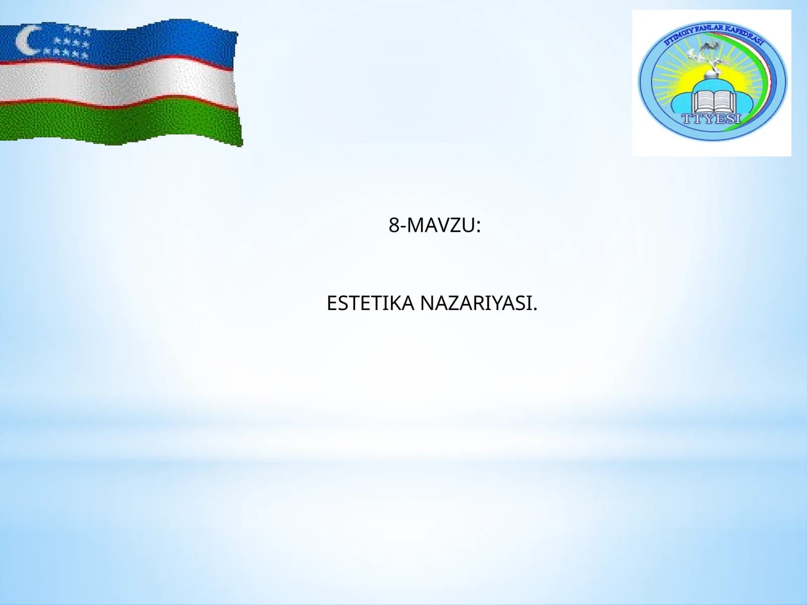 ESTETIKA NAZARIYASI