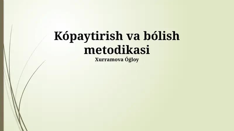 Klonlash texnologiyalari