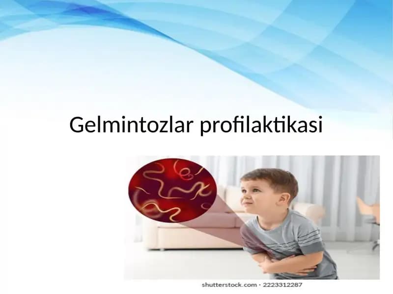 Gelmintozlar profilaktikasi
