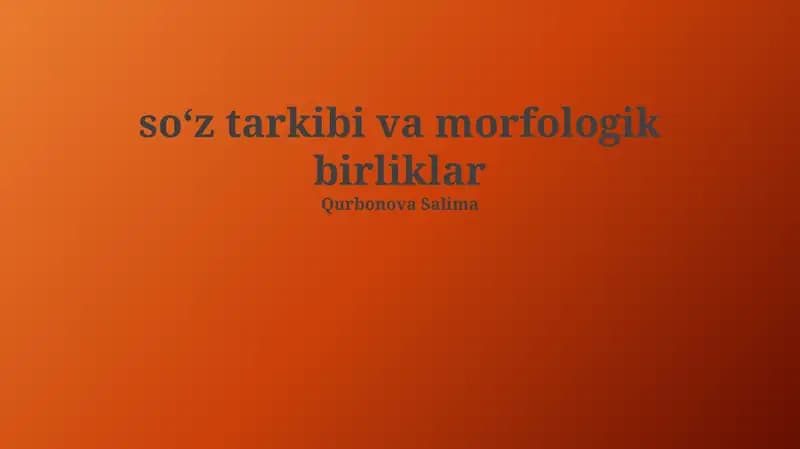 Yasalma so'zlar