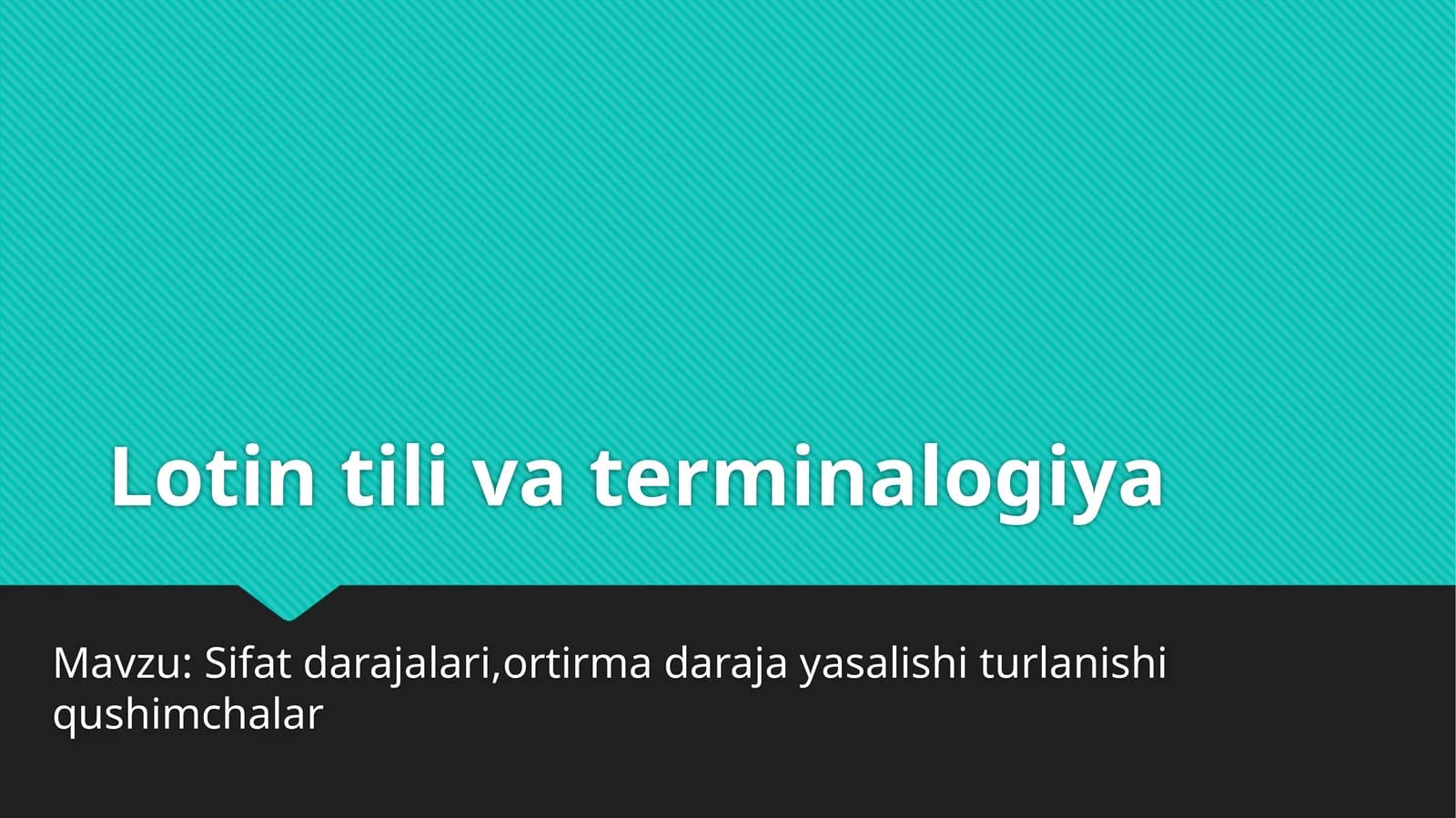 Lotintilivaterminalogiya