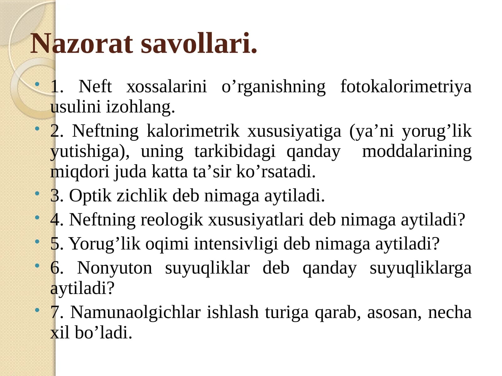 Qаtlаm suvlаrining fizik-kimyoviy хоssаlаri