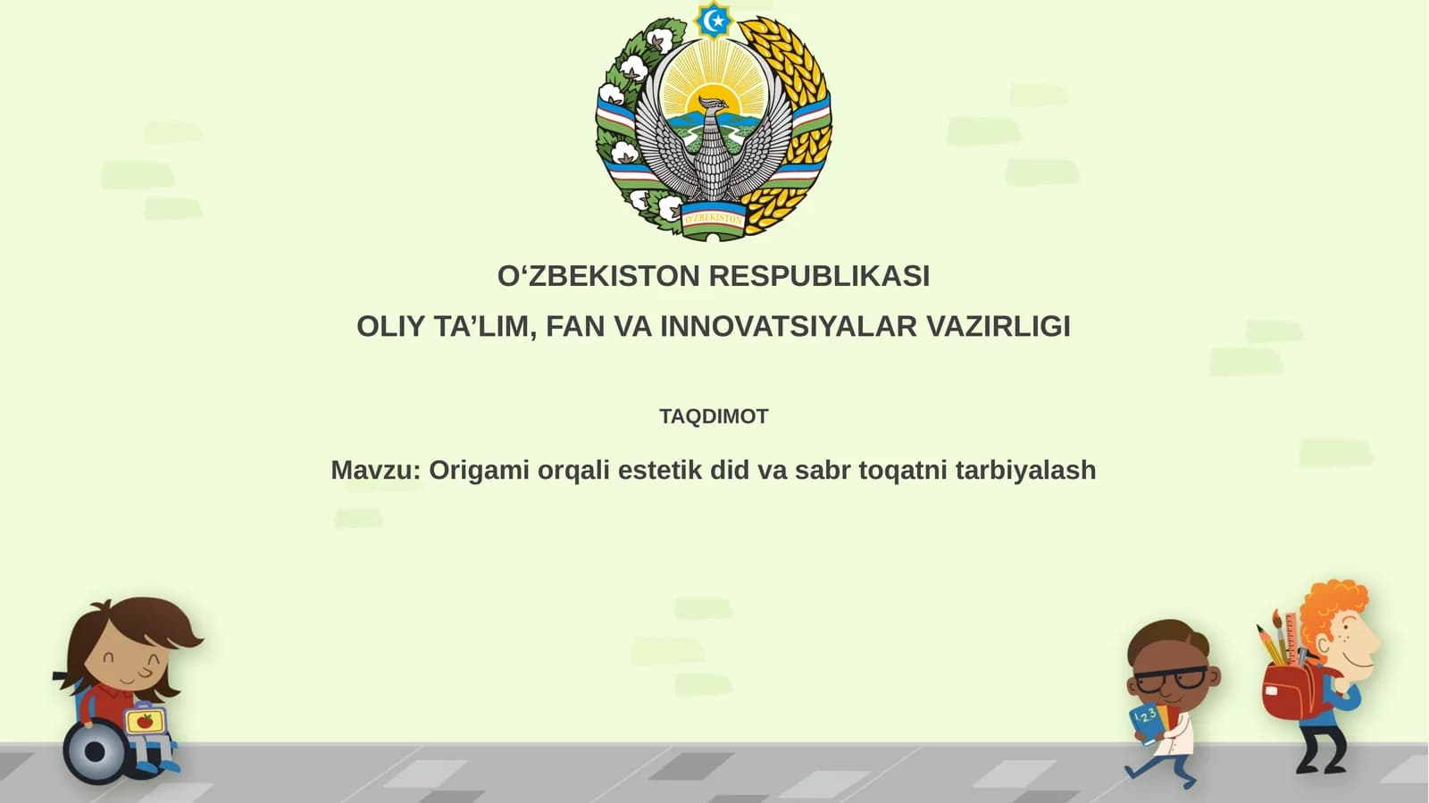 Origami tushunchasi