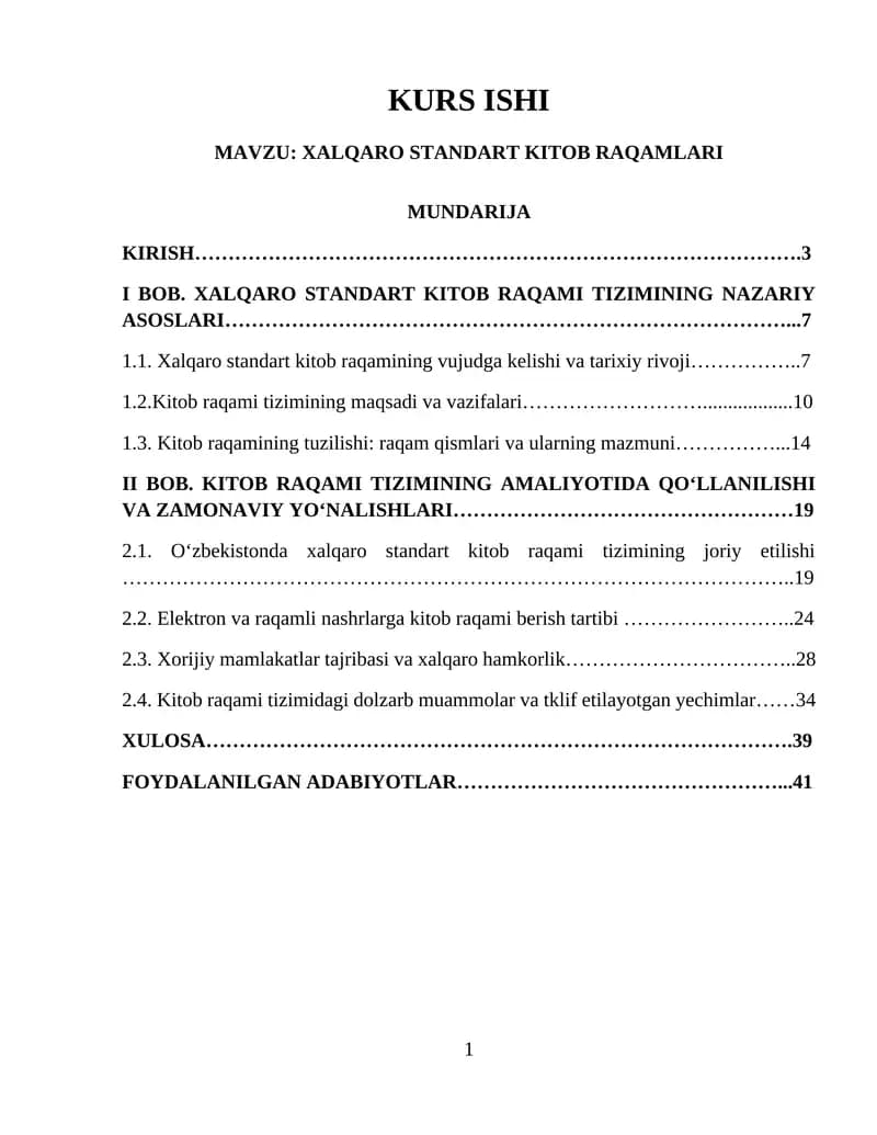 Xalqaro Standart Kitob Raqamlari