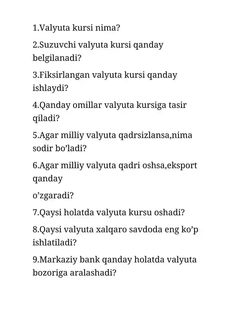 Valyuta kursi