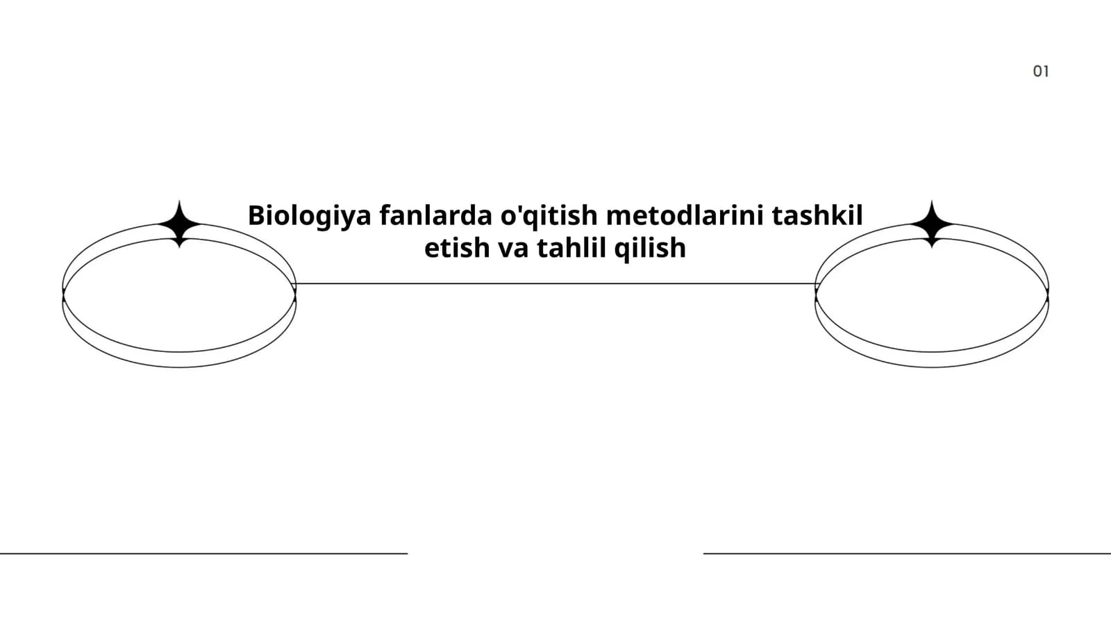 Biologiya fanlarda o'qitish metodlarini tashkil etish va tahlil qilish