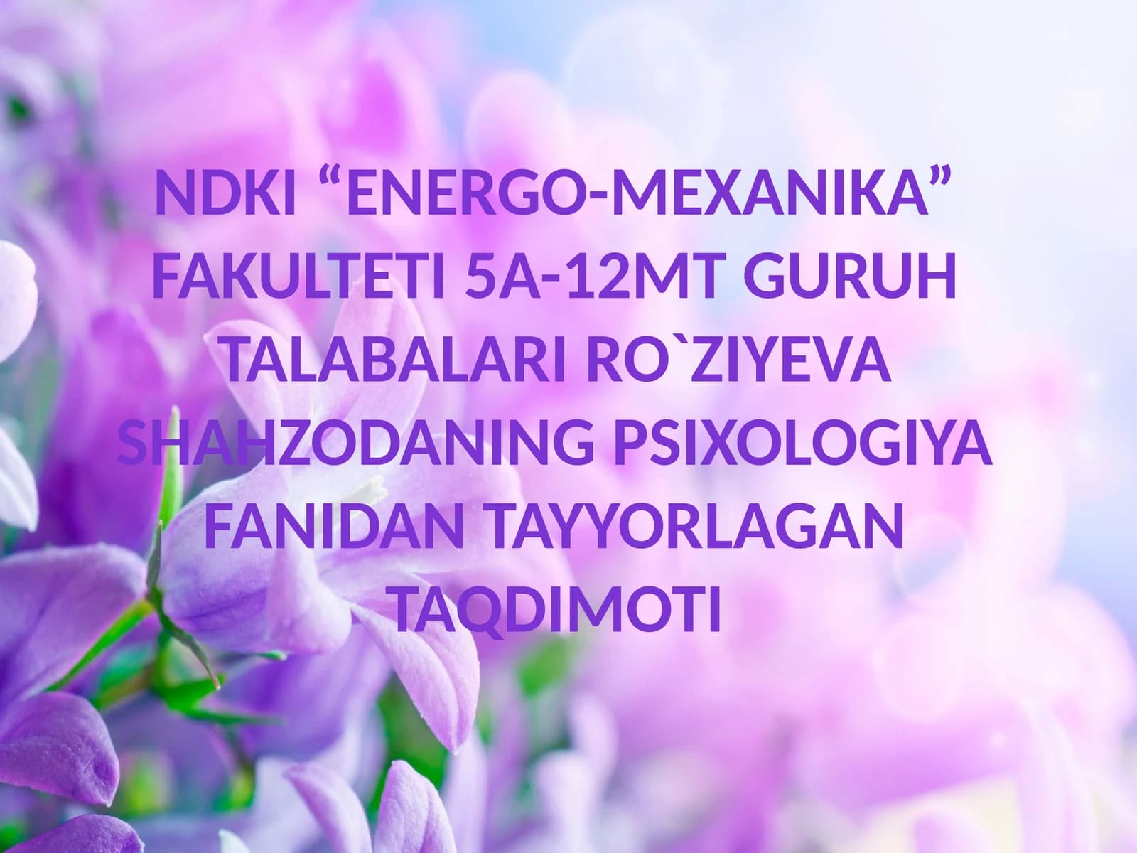 Shaxsning individual xususiyatlari. Temperament haqida