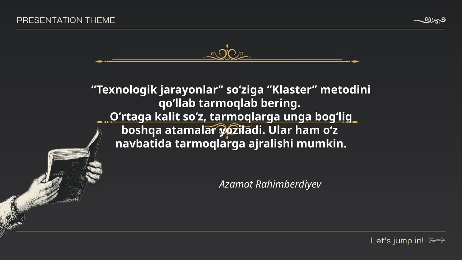 Klaster Metodini Tarmoqlash