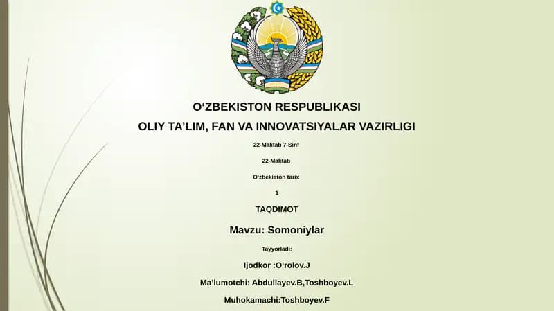 Somoniylar