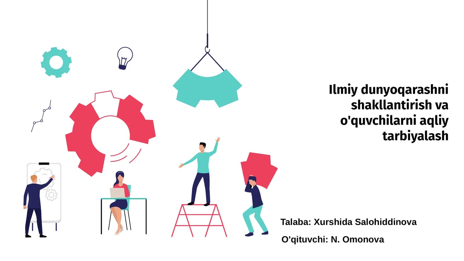 Ilmiy dunyoqarashni shakllantirish va o'quvchilarni aqliy tarbiyalash