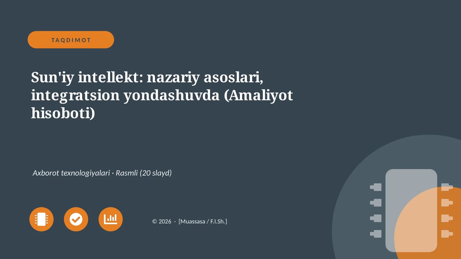 Sun'iy intellekt: nazariy asoslari, integratsion yondashuvda