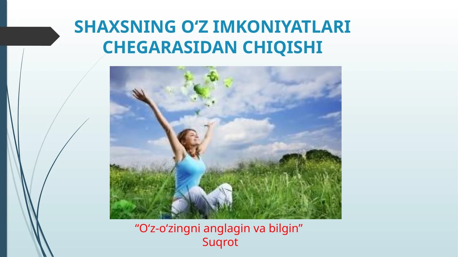 Merriyam-Vebster'ning “O‘z-o‘zingni anglagin va bilgin”Suqrot