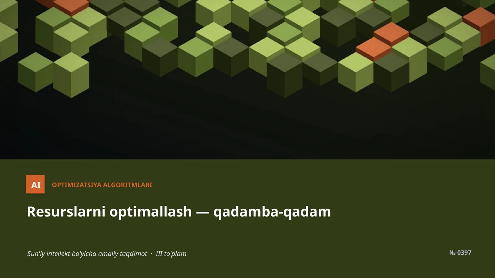 Optimizatsiya algoritmlari