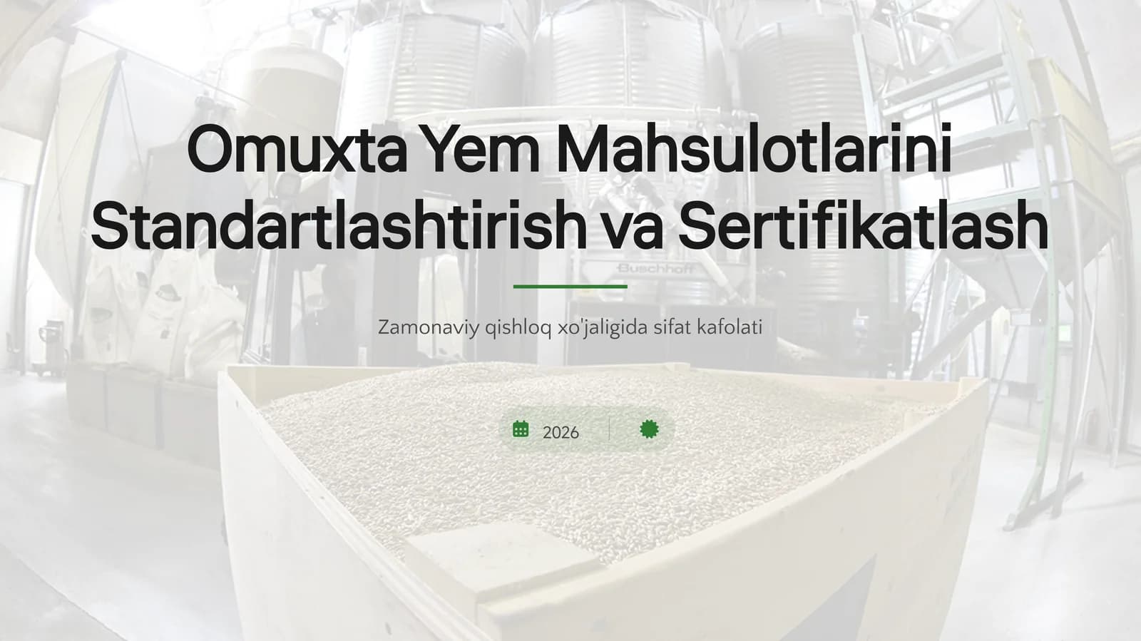 Omuxta Yem Mahsulotlarini