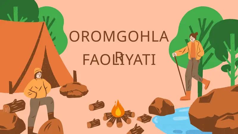 Oromgohlar faoliyati