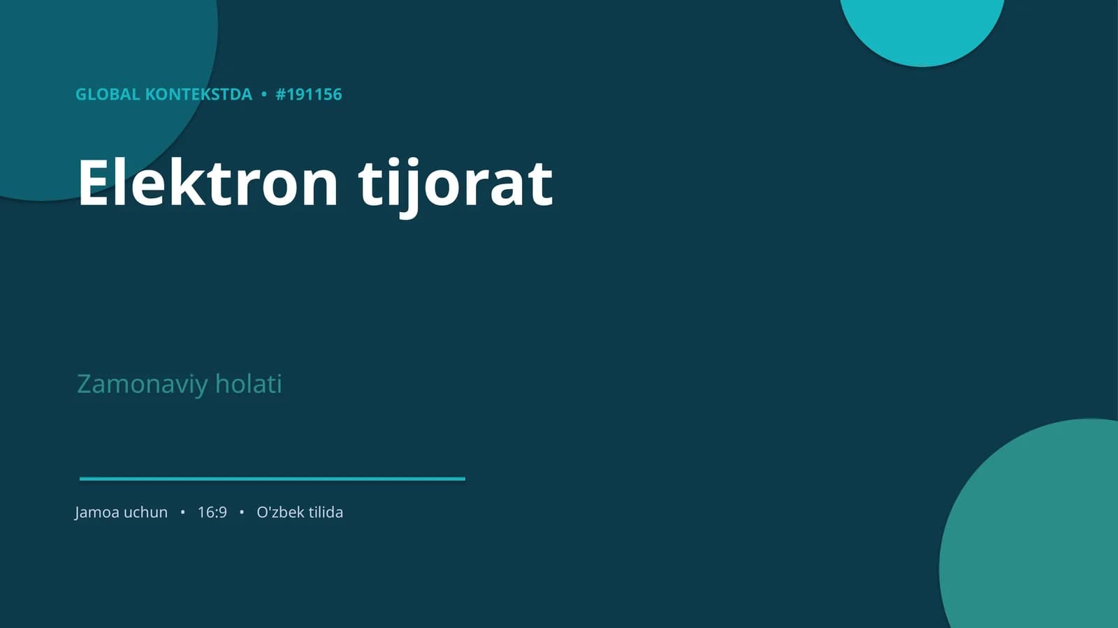 Elektron tijorat