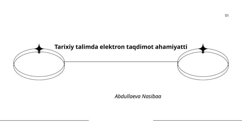 Tarixiy talimda elektron taqdimot