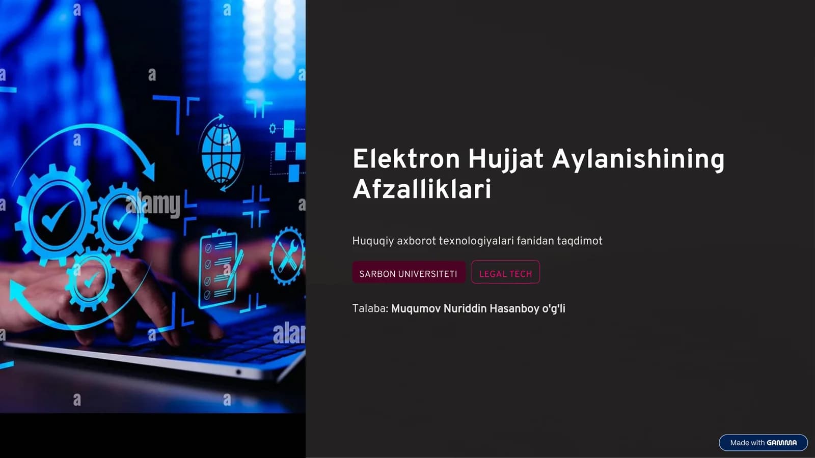 Elektron Hujjat Aylanishining Afzalliklari
