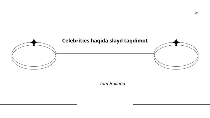 Celebrities haqida slayd taqdimot - Tom Holland