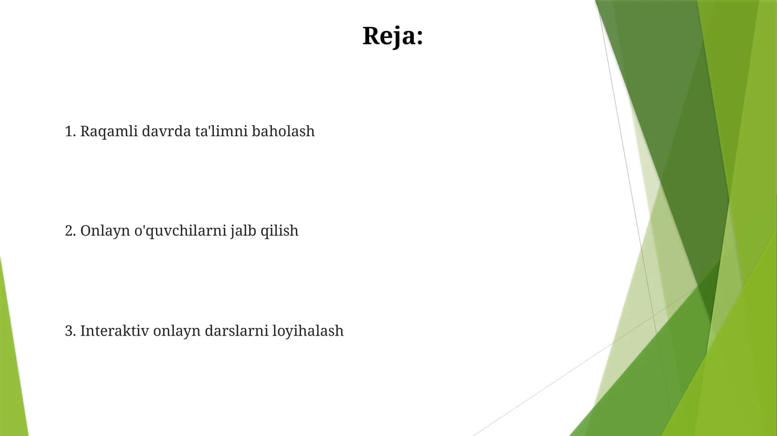 Raqamli davrda ta'limni baholash