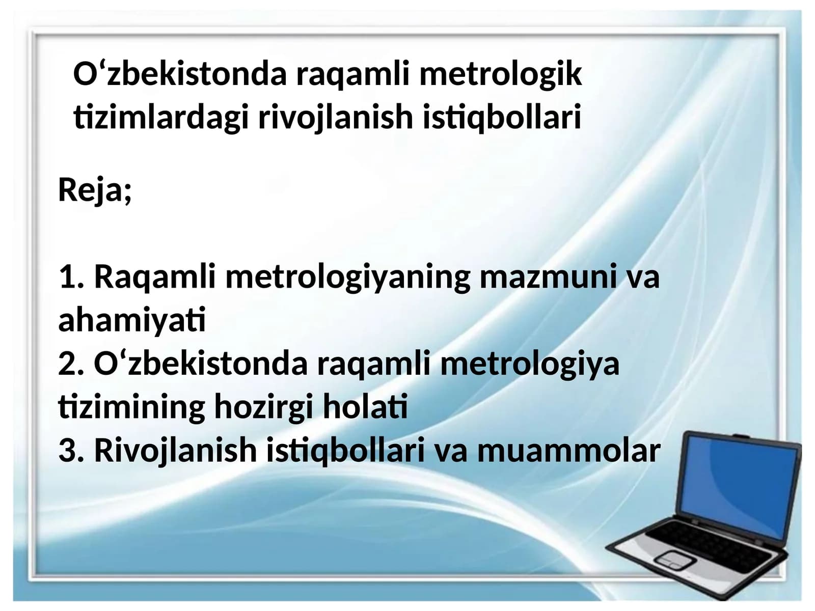 Raqamli metrologiya tizimlari