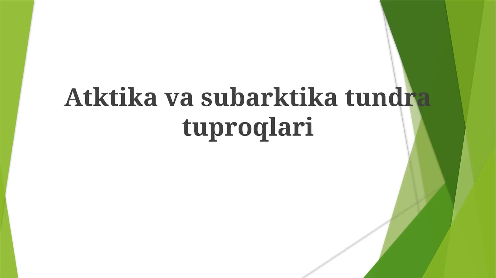 Arktikava subarktikatundratuproqlari