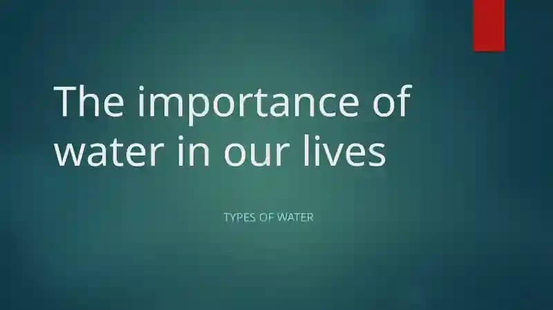 Types of Water